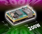 Murata Power Solutions,  isolated open-frame 204 Watt DC/DC converters